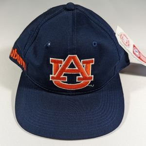 Vintage 90s University of Auburn Snapback Hat New With Tag
